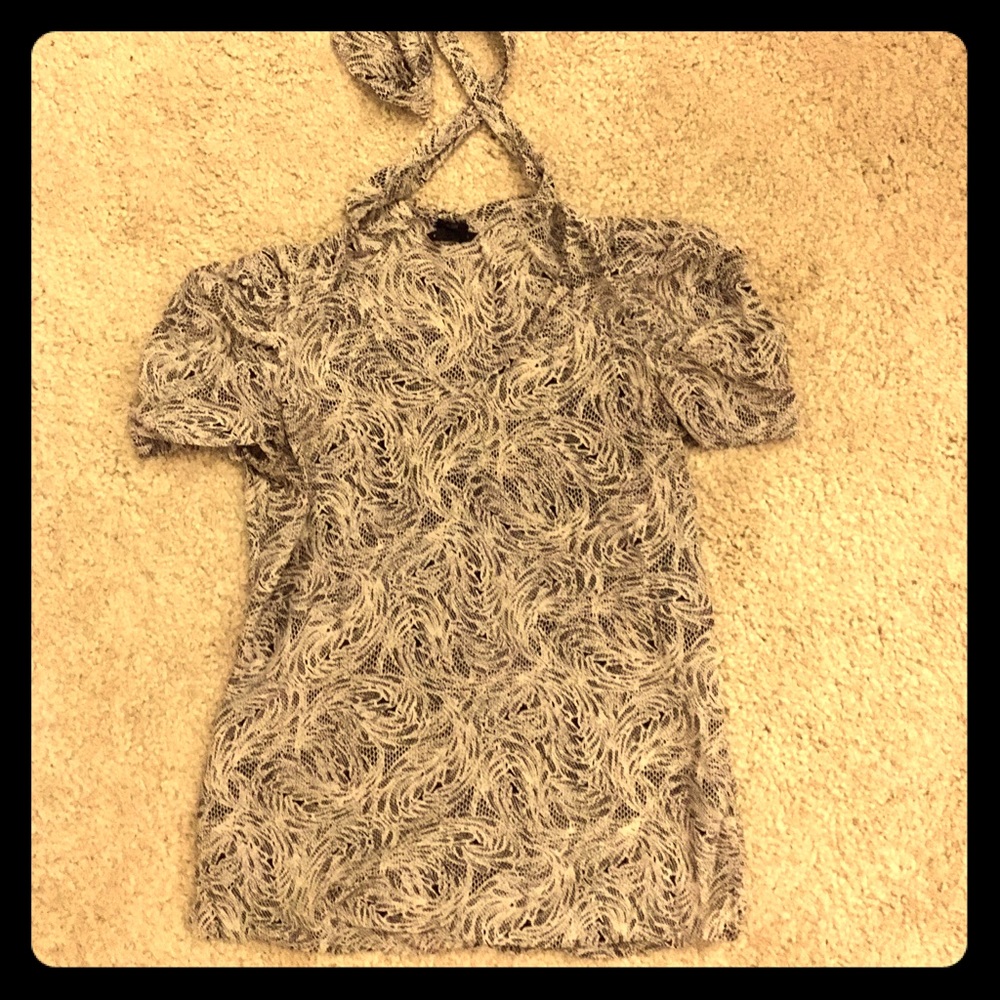 Cap-sleeved blouse, Club Monaco